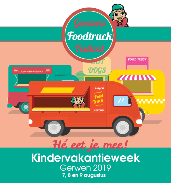 logo Kindervakantieweek Gerwen 2019 Food truck festival